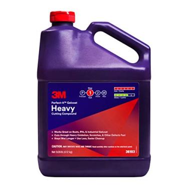 Imagem de 3M Perfect-It Gelcoat composto de corte pesado, 36103, 1 galão, removedor de oxidação de fibra de vidro para barcos e trailers