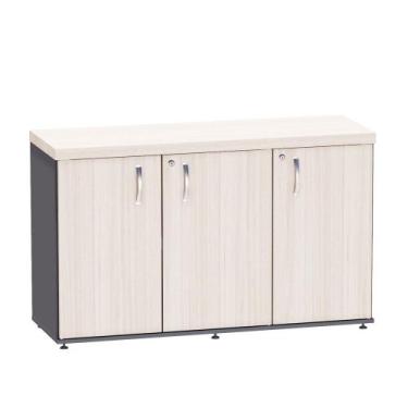 Imagem de Armário Credenza Com 03 Portas PE 40 Pandin 1,20 M Casablanca e Grafit