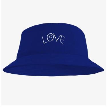 Imagem de Boné Chapéu Bucket Hat Estampado Love - MP Moda Masculina, Único, Azul