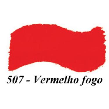 Imagem de Tinta Acrílica Brilhante Acrilex 37ml, 507 - VERMELHO FOGO