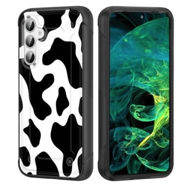 Imagem de wiaekosef Capa para Galaxy S23 FE, PC rígido de camada dupla resistente e silicone macio à prova de choque capa protetora à prova de choque para Samsung Galaxy S23 FE 5G 6,4 polegadas 2023, estampa de