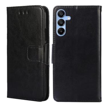 Imagem de DiGPlus Capa carteira para Samsung Galaxy A15, capa de couro premium [compartimentos para cartões] [suporte] capa flip para Samsung Galaxy A15 (preto)