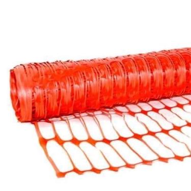 Imagem de Tela Proteção Corpo 1,2m Laranja Tapume - NORTENE