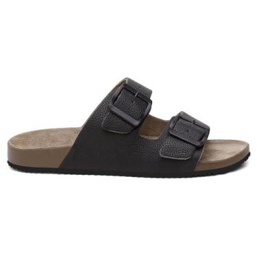 Imagem de Sandália  Chinelo Papet An Do 34 Até 44 Porta Cartao - AN Boots, Preto