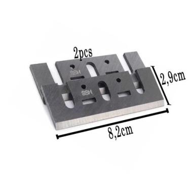 Imagem de Laminas Faca 82mm Plaina Elétrica profissional Profield