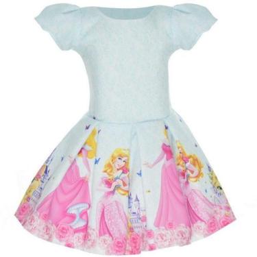 Imagem de Vestido tema Princesa Aurora - Bela Adormecida - Moderna Meninas, 04 -