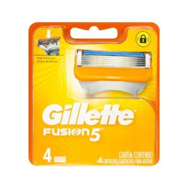 Imagem de Carga Gillette Fusion 5 4 Unidades
