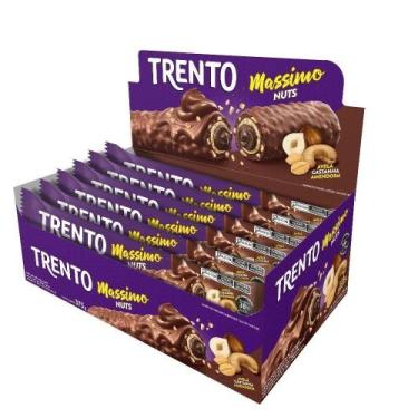 Imagem de Chocolate Trento Massimo Nuts 25g - Embalagem com 15 Unidades - Peccin