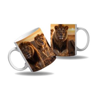 Imagem de Caneca Presente Savana Leão Design Geek Nerd Rei da Savana 2 - Enjoy S