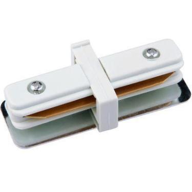 Imagem de Conector Reto Para Trilho Branco - Bella Iluminação