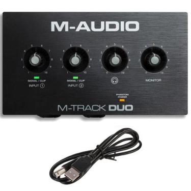 Imagem de Interface M Audio MTRACKDUO USB 2 Canais Combo
