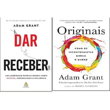 Imagem de KIT 2 LIVROS ADAM GRANT Dar e receber + ORIGINAIS - Sextante