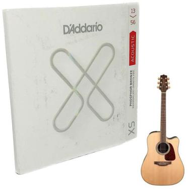 Imagem de Jogo de cordas D'addario Violão XS1356 Revestido Phosphor Bronze Tensã