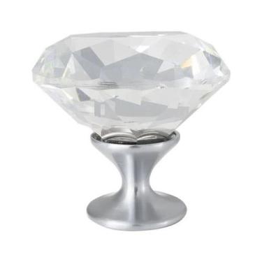 Imagem de Puxador Diamante Di Cristallo Cromado 40mm JAD1102 - Jador