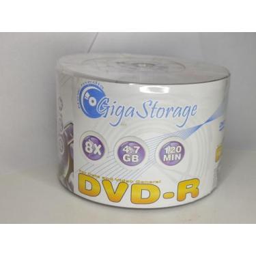 Imagem de DVD mídia virgem Giga Storage Spaltec 4.7gb DVD-R 50 unidades