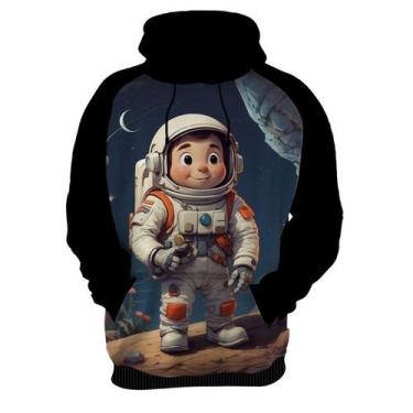Imagem de Moletom Casaco Blusa Estampa Astronauta Lua Galaxia HD 3 - Enjoy Shop,