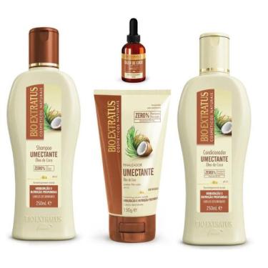 Imagem de Shampoo e Condic + Finalizador e Óleo Umectante Bio Extratus