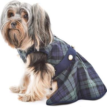 Imagem de Vestidos para cães de estimação parisienses para cães pequenos e roupas de cachorro médio roupa de smokingParisian Pet L