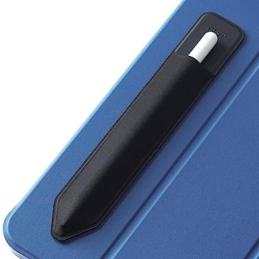 Imagem de ESR Suporte de lápis compatível com Apple Pencil (1ª e 2ª gerações), bolso elástico [canetas Stylus protegidas e seguras] capa adesiva anexada à capa para canetas Stylus