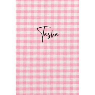 Imagem de Personalized Pink Tasha Notebook: Pink Texture Notebook - Pink Pattern Notepad - Girls Notebook - Lined Journal - Tasha Diary
