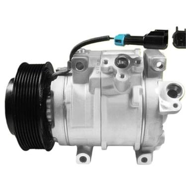 Imagem de Compressor de ar condicionado ca 10sre18c compatível com compressor ac john deere re284680 dcp99520 8pk
