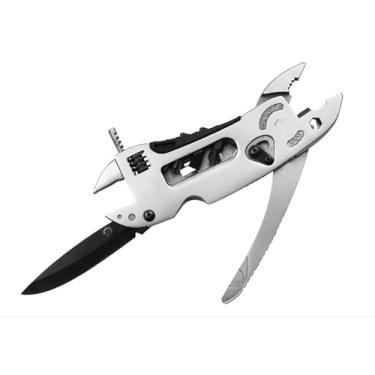 Imagem de Alicates multiferramentas para acampamento ao ar livre, chave portátil, combinação de ferramentas multiuso