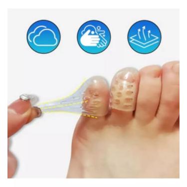 Imagem de KIT COM 4-6-8 ou 10 UNIDADES DE PROTETOR PARA DEDO DO PÉ - calos - joanetes