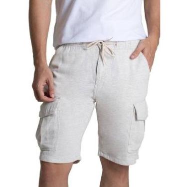 Imagem de Bermuda Linho Sawary Cargo Masculina-Masculino