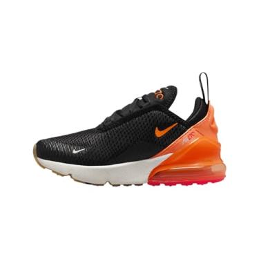 Imagem de Nike Tênis infantil Air Max 270 (AO2372-037, preto/carmesim brilhante/fantasma/laranja total), Preto/carmesim brilhante/fantasma/laranja total, 11 Little Kid