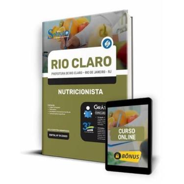 Imagem de Apostila Prefeitura de Rio Claro - RJ - Nutricionista - Editora Soluçã