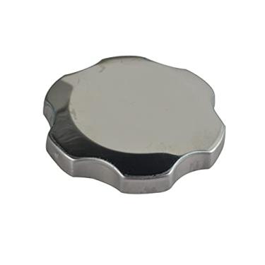Imagem de Tampa de combustível cromada tampa de combustível para tanque de combustível para motor 4HP-13HP GX120 GX160 GX200 GX240 GX270 GX340 GX390 17620-ZH7-013 (2 peças)