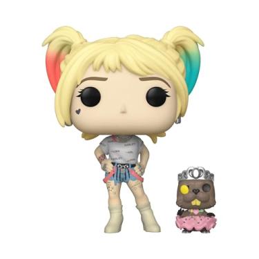 Imagem de POP Birds of Prey - Harley Quinn with Beaver Funko ! Vinyl Figure (Bundled with Compatible Box Protector Case), Multicolored, 3.75 inches