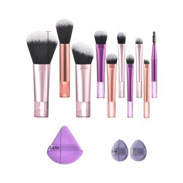 Imagem de Kit de 10 Pincel de Maquiagem Mini Portátil - Ideal para Viagem, 13 PC