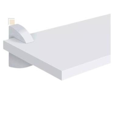 Imagem de Prateleira Decorativa Branca 40x20 Com Suporte Tucano Sala - Inffinity