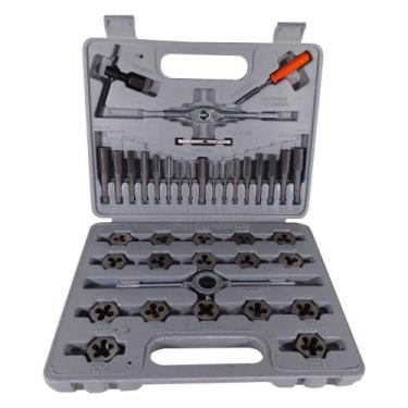 Imagem de Jogo De Macho E Cossinete Tarracha M3 A M12 40 peças Sparta