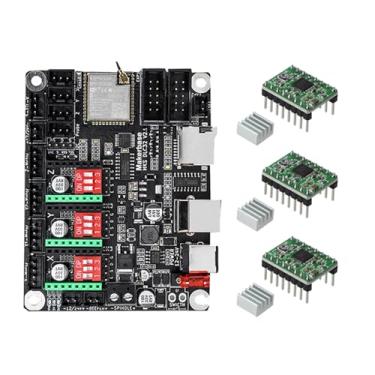 Imagem de YUTREES GRBL Shield Laser Control Card MKS DLC32 V2.1 TS35 LCD CNC Upgrade Controller para Mini Impressora Máquina de Marcação e Gravação (Package*14)