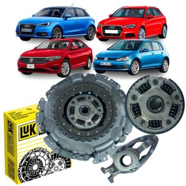 Imagem de Kit Embreagem Dupla Dsg Golf A1 A3 Jetta 1.4 16v Tsi - LuK Repset