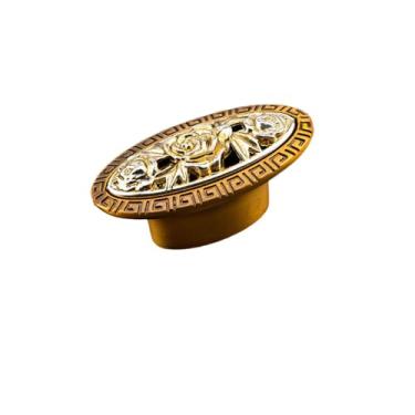 Imagem de Puxadores de porta de guarda-roupa vintage antigos, liga de zinco, cerâmica, puxadores de gaveta, estilo, puxadores de móveis, ferragens, prata antiga