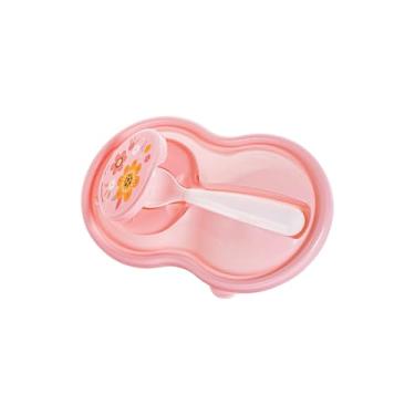 Imagem de Pote Papinha Decorado Menina C/Colher