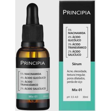 Imagem de Sérum Principia MIX-01 5% Niacinamida + 4% Glicólico + 3% Tranexâmico + 2% Salicílico 30ml