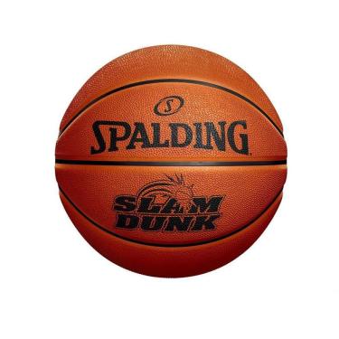 Imagem de Bola De Basquete Spalding Slam Dunk Tam. 7 Profissional Airbility - Ref 84-328z Laranja