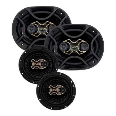 Imagem de Alto Falante Bravox Kit Fácil X 6 B3X60 + 6X9 B4X69 240Wrms