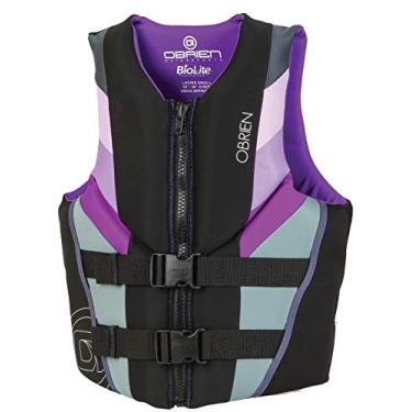 Imagem de O'Brien Colete Salva-Vidas De Neoprene Feminino Focus, Roxo, Pequeno
