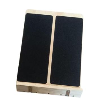 Imagem de menolana Placa inclinada de madeira anti -deslizamento de maca portátil da maca de panturrilha para bezerro para treinar o treino Pilates Equipment