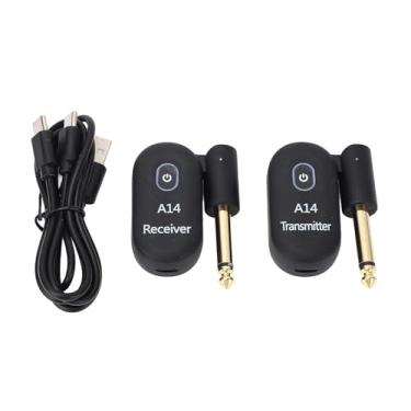 Imagem de de Guitarra Sem Fio de 2.4 GHz, Transmissor de Instrumentos UHF Com Combinação Automática de Li Recarregável para Estúdio de Bocal de Violão Violão