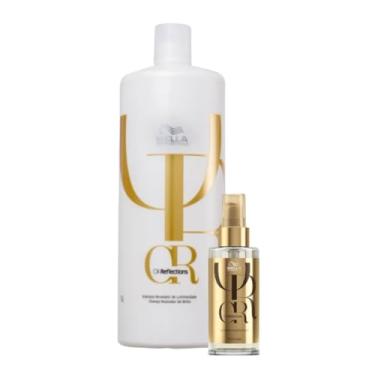 Imagem de Kit Wella Oil Reflections Shampoo 1L + Óleo Capilar Oil Reflections 100ml