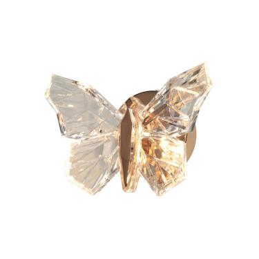 Imagem de Arandela Borboleta Dourada 20cm Led 8W 3000K Bivolt 15685-PL