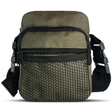 Imagem de Shoulder Bag Pequena Musgo Transversal Mini Bolsa Necessaire Tiracolo 