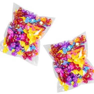 Imagem de ONFAON Sacos de biscoito com selo, 150 unidades de saco de petisco resistente a rachaduras e autovedantes para biscoitos, produtos de padaria e lanches – Saco de celofane transparente de grau