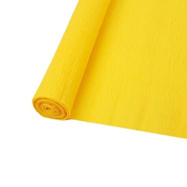 Imagem de BIIUVBUL Rolos De Papel Crepom 70G - Suprimentos Para Artesanato Diy Flores, Serpentinas Amassadas Festas E Projetos Decoração Amassados (Dourado)
